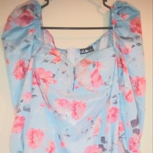 CHIC ME FLORAL PRINT DRESS